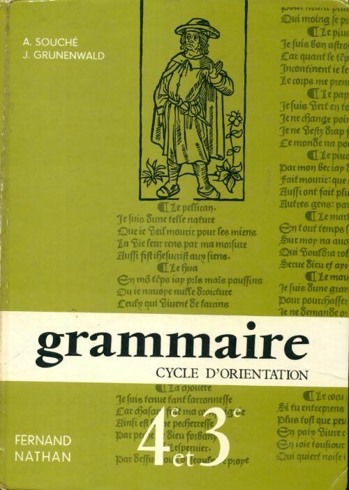Grammaire française 4e/3e - A. Souché -  Nathan GF - Livre