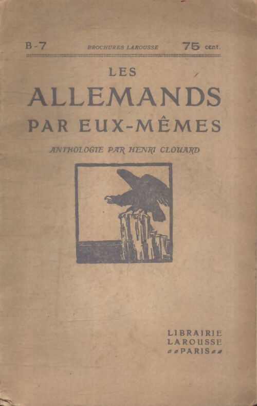 Les Allemands par eux-même - Henry Clouard -  Poche Larousse - Livre