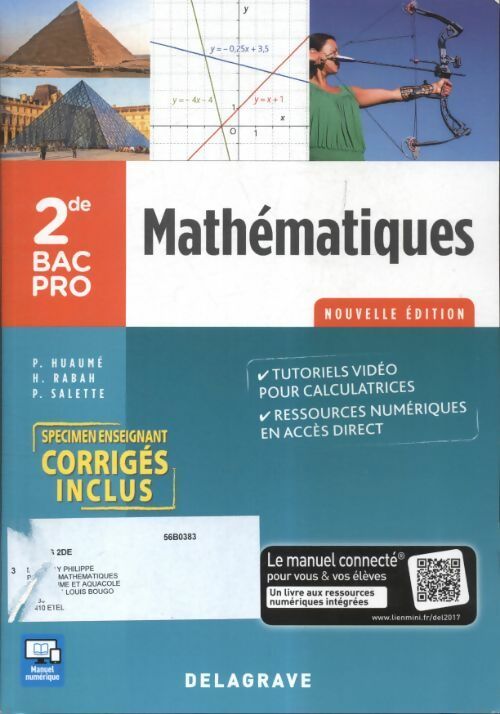 Mathématiques seconde Bac pro - Collectif -  Delagrave GF - Livre