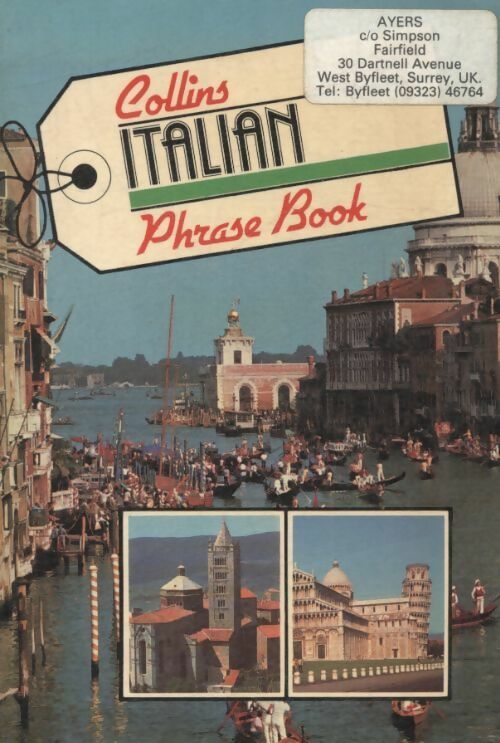 Collins italian phrase book - Isopel May -  Collins - Livre