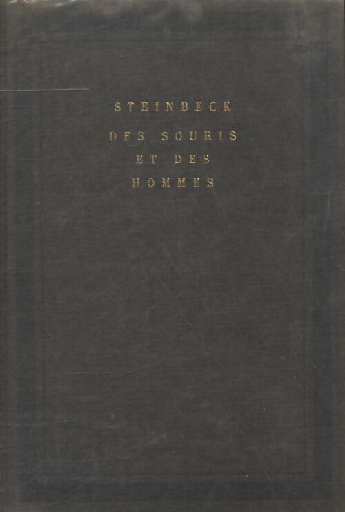Des souris et des hommes - John Steinbeck -  Soleil - Livre