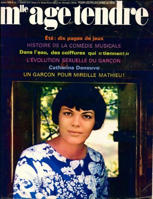 Mlle age tendre n°58 - Collectif -  Mlle age tendre - Livre