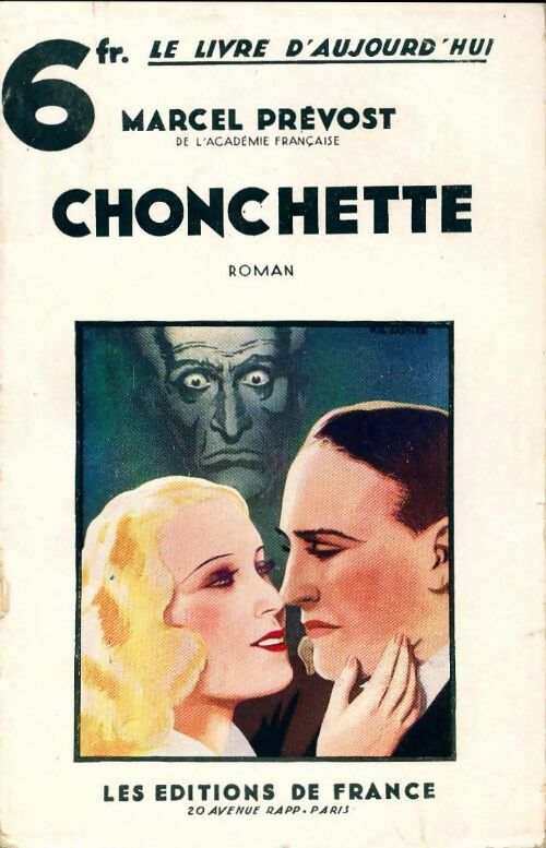 Chonchette - Marcel Prévost -  Le livre d'Aujourd'hui - Livre