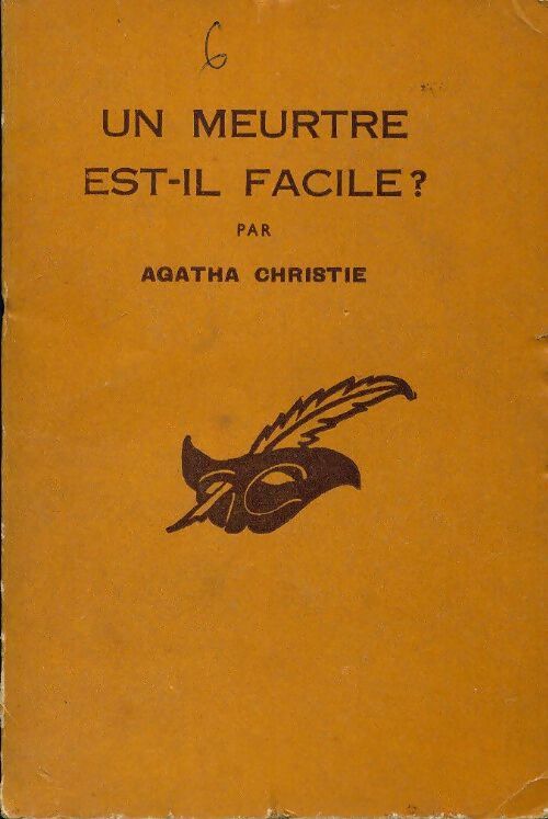 Un meurtre est-il facile ? - Agatha Christie -  Le Masque - Livre