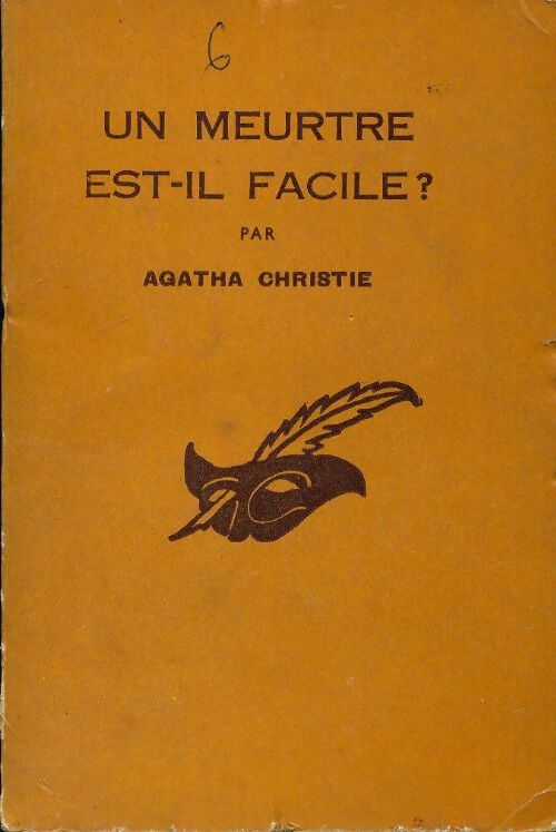 Un meurtre est-il facile ? - Agatha Christie -  Le Masque - Livre
