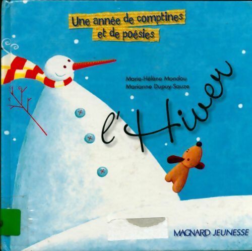 Une année de comptines et de poésies : L'hiver - Mondou -  Magnard GF - Livre