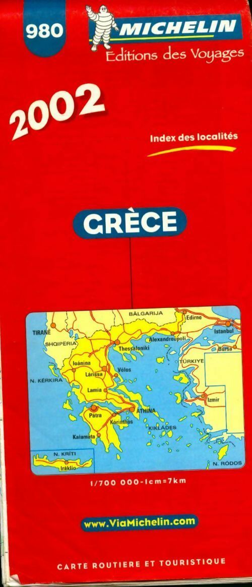 Grèce. 1/700 000 - Collectif -  Carte routière et touristique - Livre