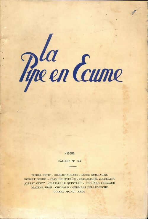 La pipe en écume n°24 - Collectif -  La pipe en écume - Livre