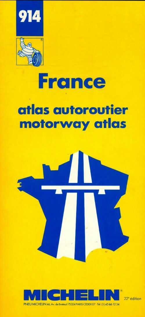 Atlas autoroutier France - Michelin -  Carte routière & touristique - Livre