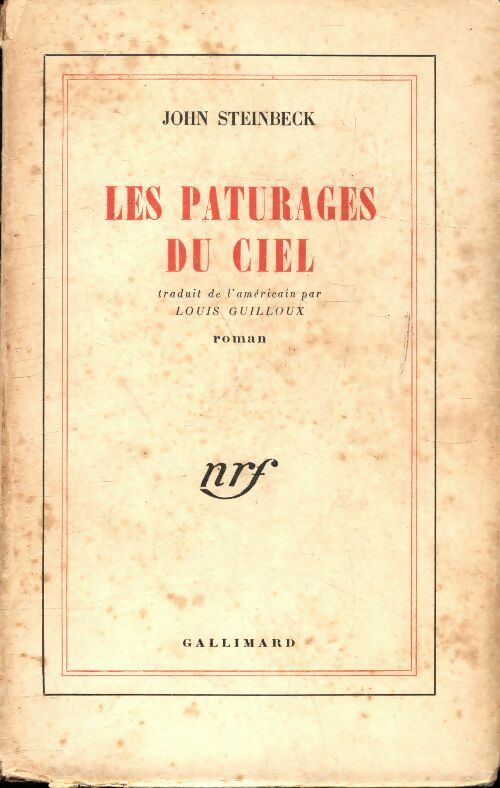 Les pâturages du ciel - John Steinbeck -  Gallimard poches divers - Livre
