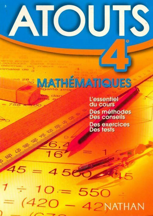Mathématiques 4e - Marie Lattuati -  Atouts - Livre