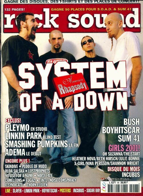 Rock sound n°96 : System of the Down - Collectif -  Rock sound - Livre