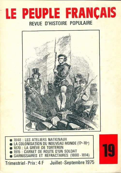Le peuple français n°19 - Collectif -  Le peuple français - Livre