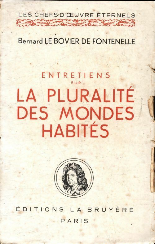 Entretiens sur la pluralité des mondes habités  - Bernard Le Bovier de Fontelle -  La bruyère poches divers - Livre
