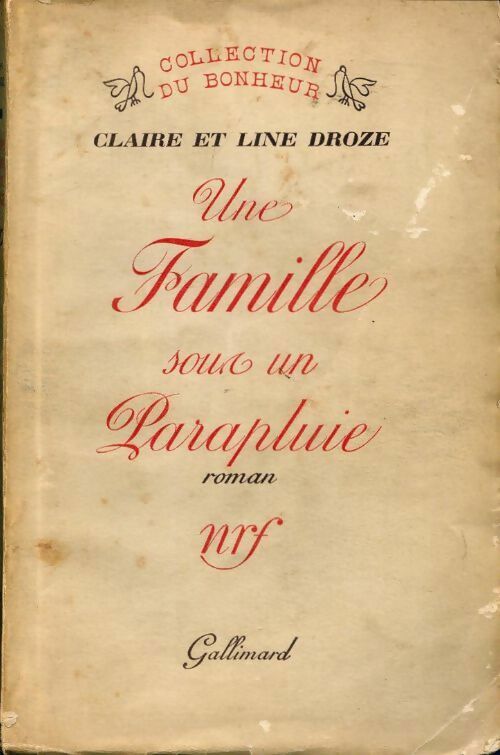 Une famille sous un parapluie - Line Droze -  Collection du bonheur - Livre