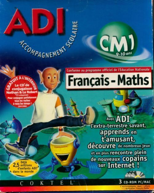 Français maths CM1 9-10 ans - Collectif -  ADI - Livre