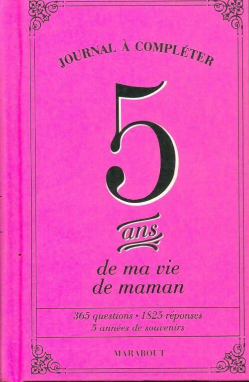 5 ans de ma vie de maman - Collectif -  Marabout - Livre