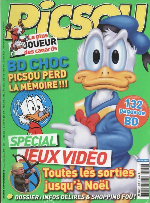 Picsou magazine n°484 : Picsou perd la mémoire !!! - Disney -  Picsou magazine - Livre