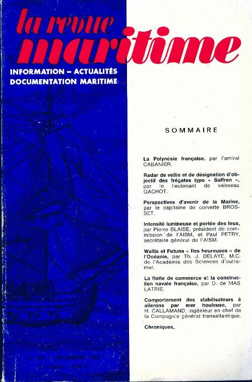 La revue maritime n°260 - Collectif -  La revue maritime - Livre