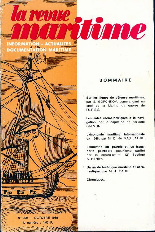 La revue maritime n°269 - Collectif -  La revue maritime - Livre