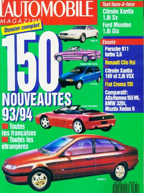 L'automobile magazine n°561 : 150 nouveautés 93/94 - Collectif -  L'automobile magazine - Livre
