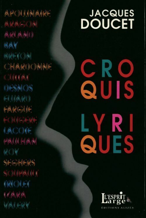 Croquis lyriques - Jacques Doucet -  Alizés GF - Livre