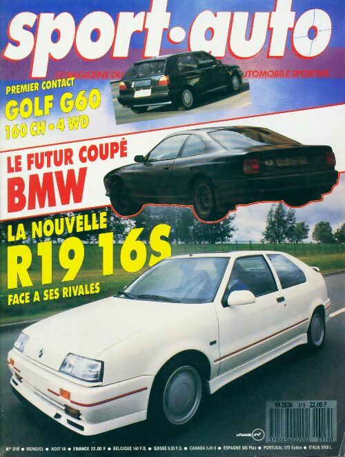 Sport-auto n°319 : R19 16S - Collectif -  Sport-auto - Livre