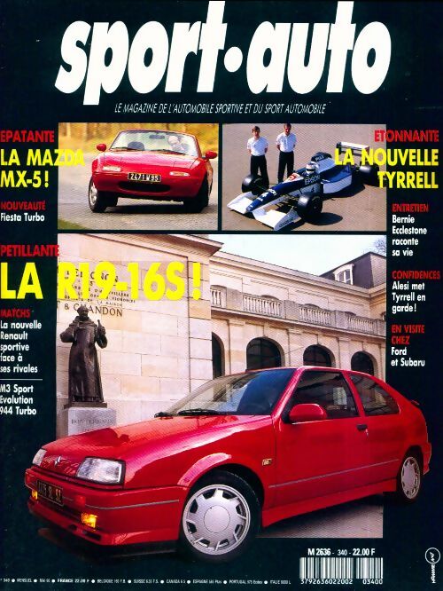 Sport-auto n°340 : La R19-16S - Collectif -  Sport-auto - Livre
