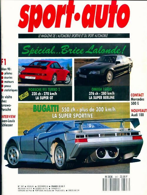 Sport-auto n°347 : Spécial Brice Lalonde ! - Collectif -  Sport-auto - Livre