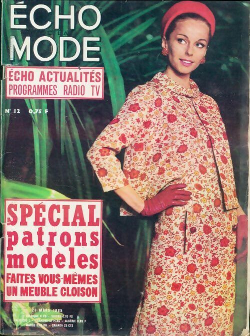 Echo de la mode - écho actualités 1965 n°12 - Collectif -  Echo de la mode - écho actualités - Livre