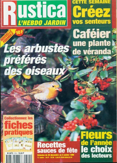 Rustica n°1514 : Les arbustes préférés des oiseaux - Collectif -  Rustica - Livre