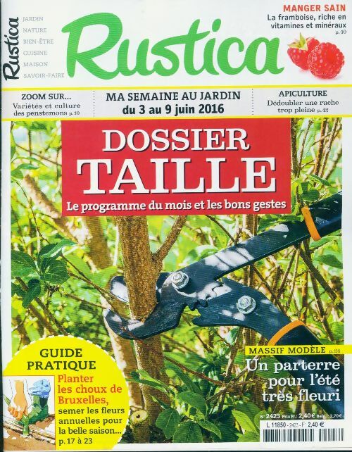 Rustica n°2423 : Dossier taille - Collectif -  Rustica - Livre