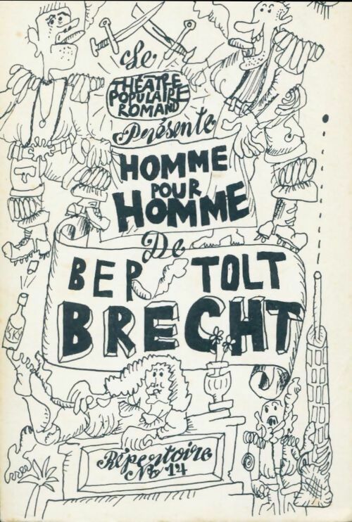 Homme pour homme - Bertolt Brecht -  Collection du T.P.R. - Livre