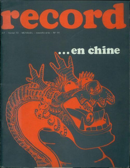 Record (nouvelle série) n°14 : ... en Chine - Collectif -  Record (nouvelle série) - Livre