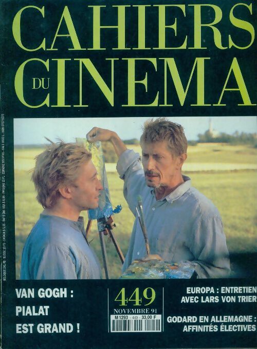 Cahiers du cinéma n°449 : Van Gogh - Collectif -  Cahiers du cinéma - Livre