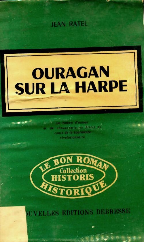 Ouragan sur la harpe - Jean Ratel -  Debresse GF - Livre