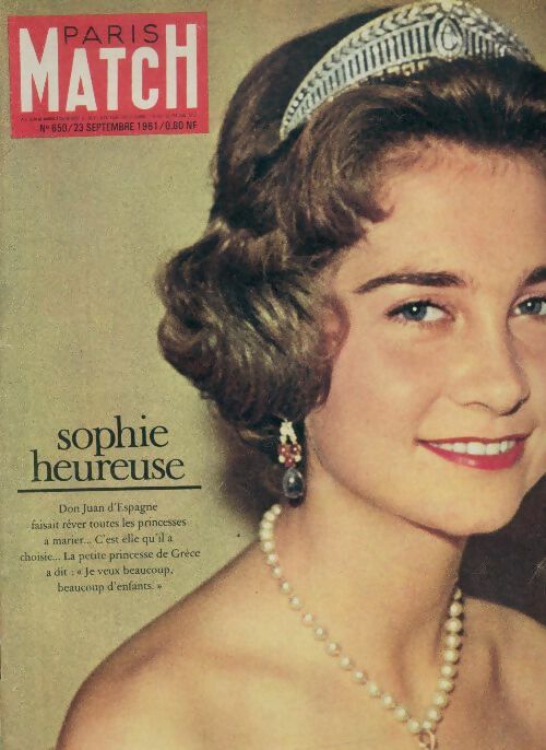 Paris Match n°650 : Sophie heureuse - Collectif -  Paris Match - Livre