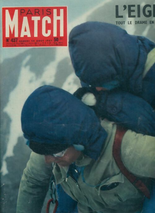 Paris Match n°437 : L'Eiger - Collectif -  Paris Match - Livre