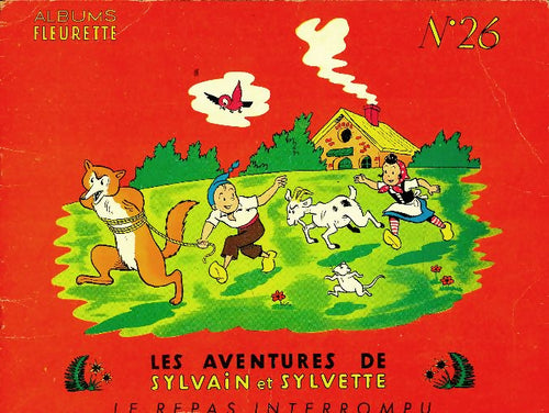 Le repas interrompu - J.L. Pesch -  Sylvain et Sylvette - Livre