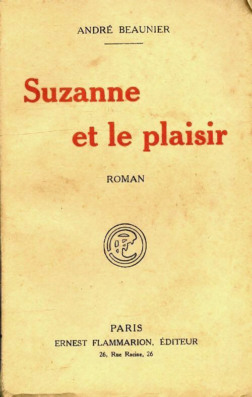 Suzanne et la province - Madeleine Chapsal -  Flammarion poches divers - Livre