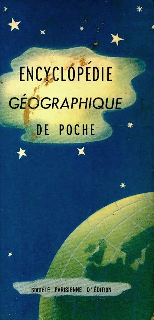 Encyclopédie géographique de poche - Collectif -  Société parisienne d'édition GF - Livre