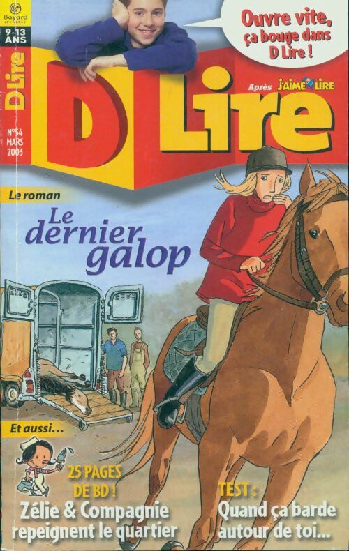 D lire n°54 : Le dernier galop - Collectif -  D lire - Livre