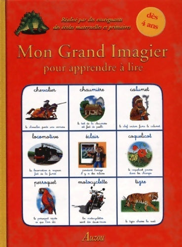 Mon grand imagier pour apprendre à lire - Collectif -  Auzou GF - Livre