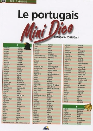 Le portugais : Mini dico français-portugais - Henri Medori -  Petit guide - Livre