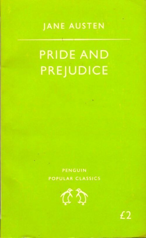 Pride and prejudice - Jane Austen -  Penguin popular classics - Livre