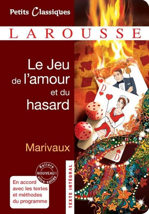 Le jeu de l'amour et du hasard - Marivaux -  Classiques Larousse - Livre