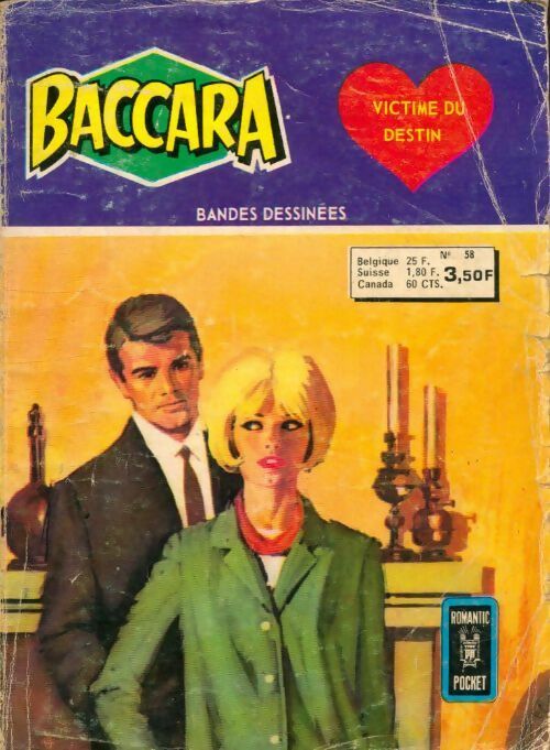 Baccara n°58 : Victime du destin - Collectif -  Baccara - Livre