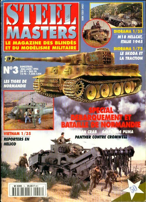 Steel masters n°3 : Spécial débarquement et bataille de Normandie - Collectif -  Steel masters - Livre