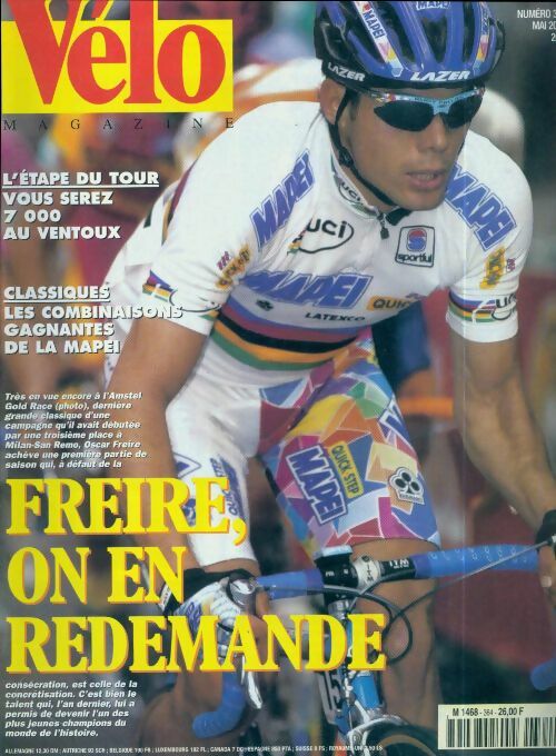 Vélo magazine n°364 : Freire, on en redemande - Collectif -  Vélo magazine - Livre