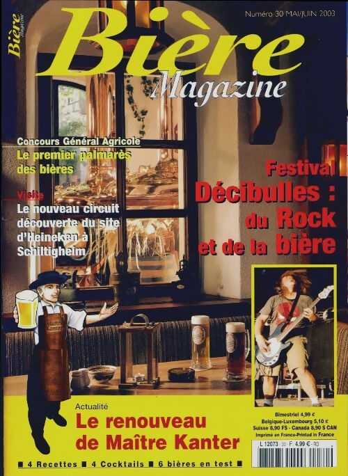 Bière magazine n°30 : Festival Decibulles - Collectif -  Bière magazine - Livre